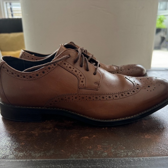 Stacey Adams Leather Wingtip Oxfor Brogue - Picture 2 of 3